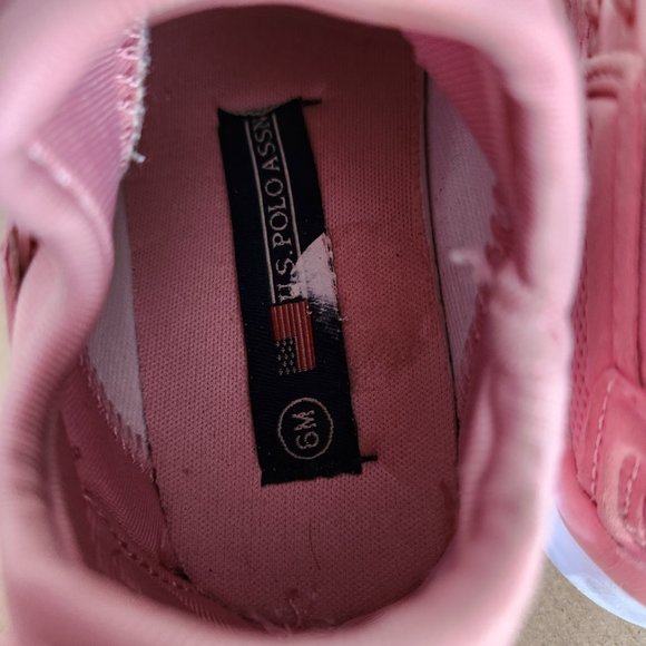 U.S. Polo Assn, Slip on Sneaker, 6C Child, pink - Picture 5 of 7